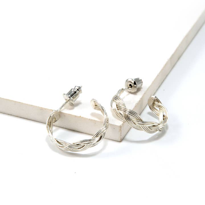 Fair Anita - Wholesale Hoop Earrings - Mod Braided Hoops