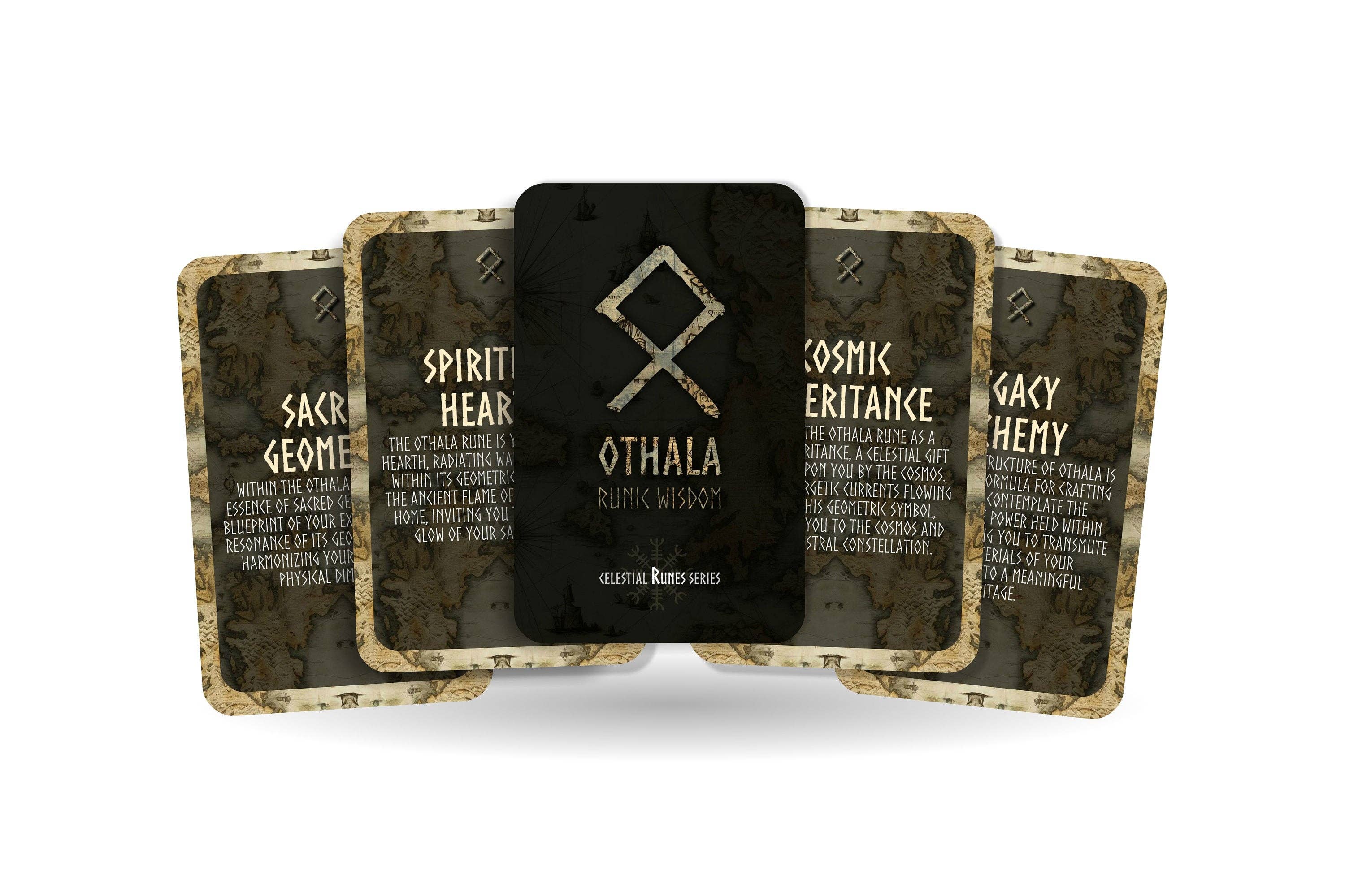 IBIZA TAROT – wholesale Tarot cards – Othala Runic Wisdom - Celestial Runes Series - Divination tools - Oracle Cards - Runes Cards0