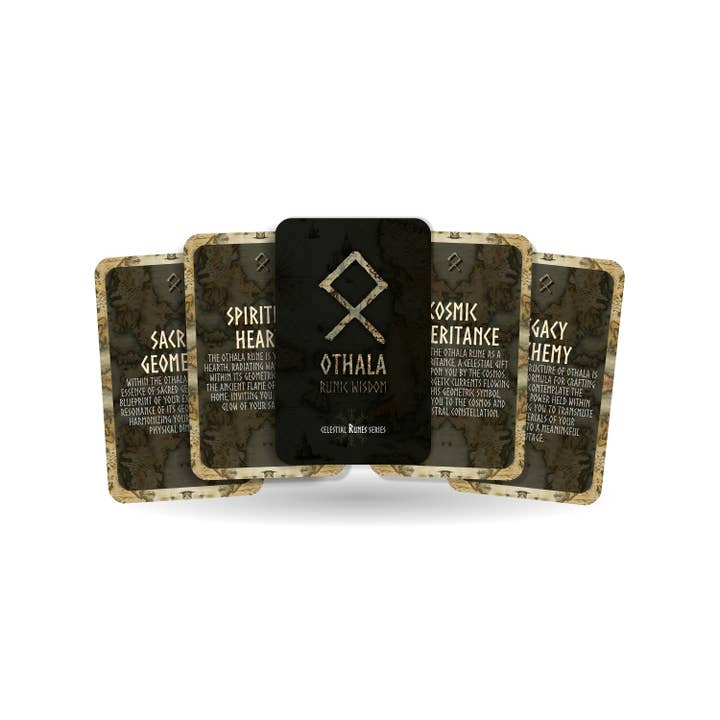 IBIZA TAROT – wholesale Tarot cards – Othala Runic Wisdom - Celestial Runes Series - Divination tools - Oracle Cards - Runes Cards
