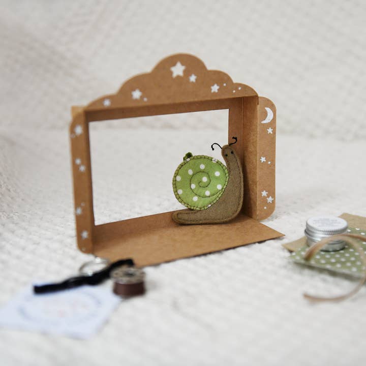 Clara and Macy - Wholesale Craft sewing kit - Make Your Own Snail Keyring Craft Kit3