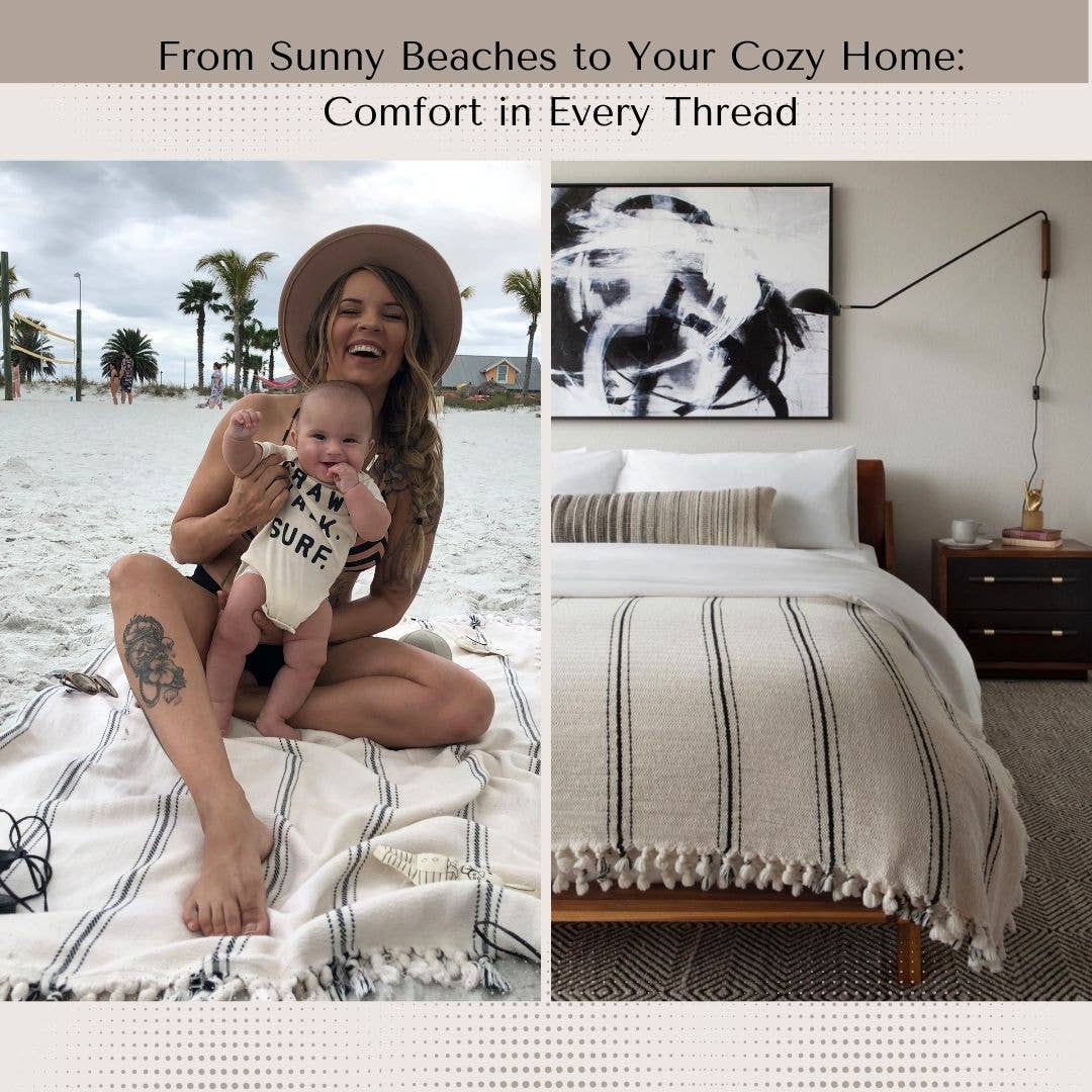 The Loomia - Wholesale Decoratiedeken - Sophie 100% katoenen Turkse plaid2