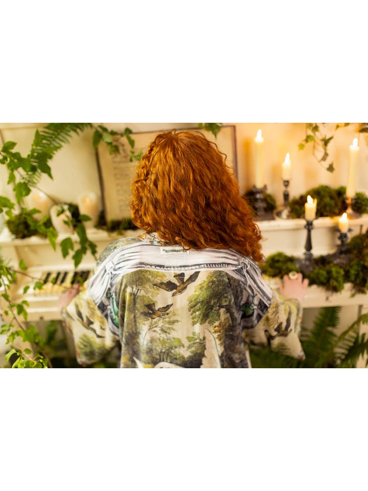 Market of Stars (USA) - Wholesale Kimono - Women's - Theatre of Dreams Pixie Duster Cropped Kimono w/ Swan16