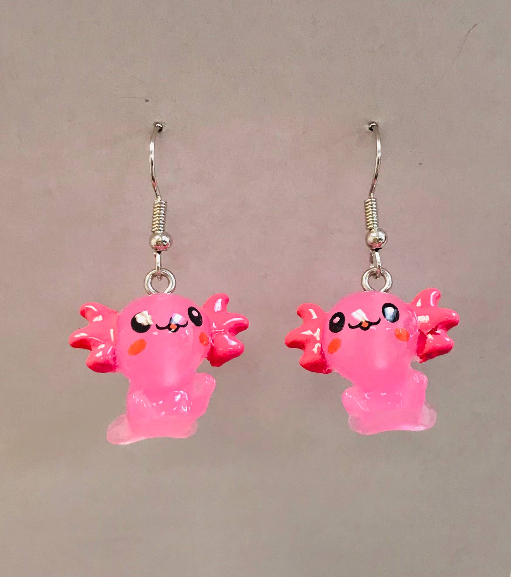SimpleNGreat - Wholesale Stud/Post Earrings - Acrylic Pink Cute Kawaii Earrings3