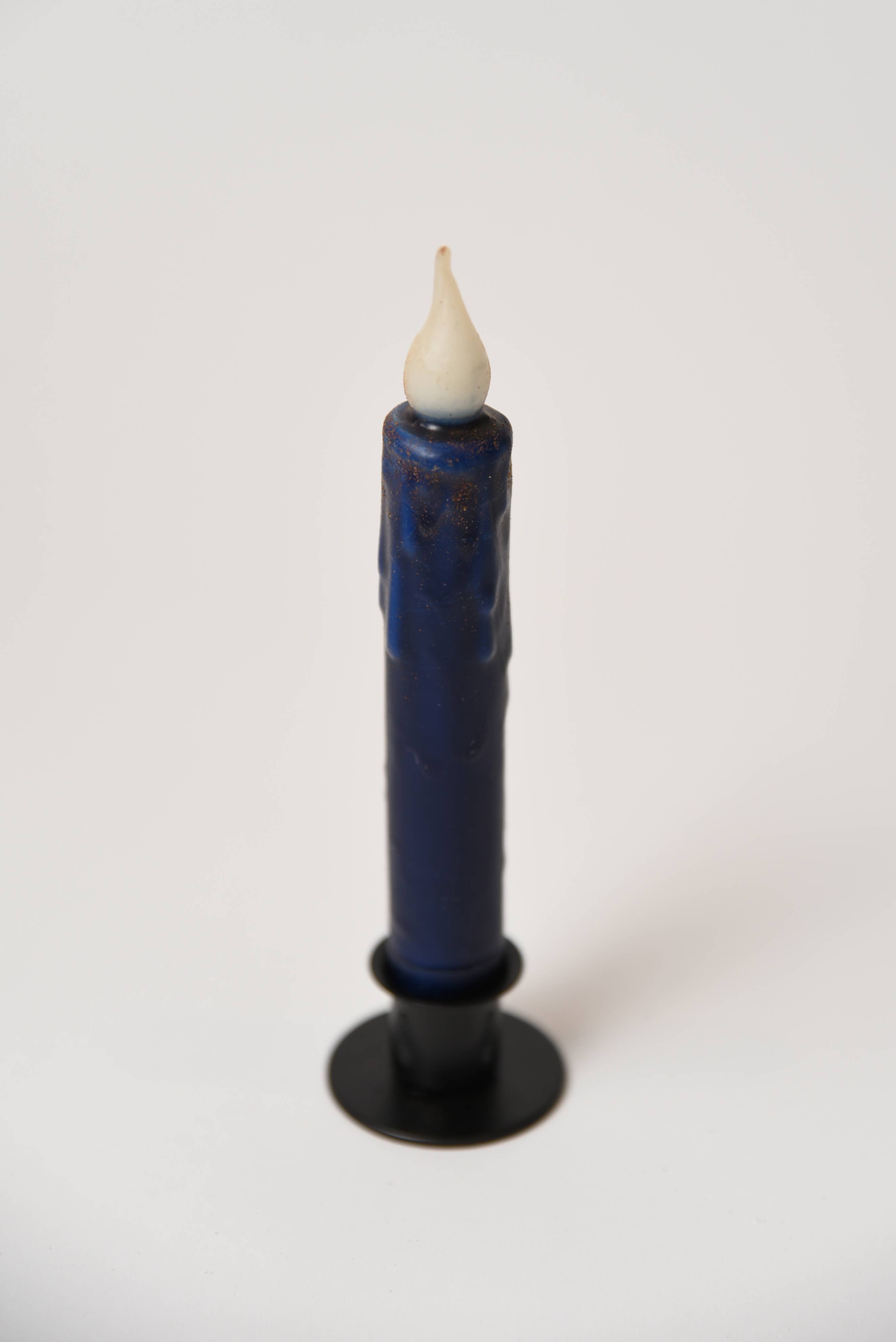 LMS Wholesale - Wholesale Taps toelopende kaars/kandelaar - Marineblauwe LED-timer kegelkaars4