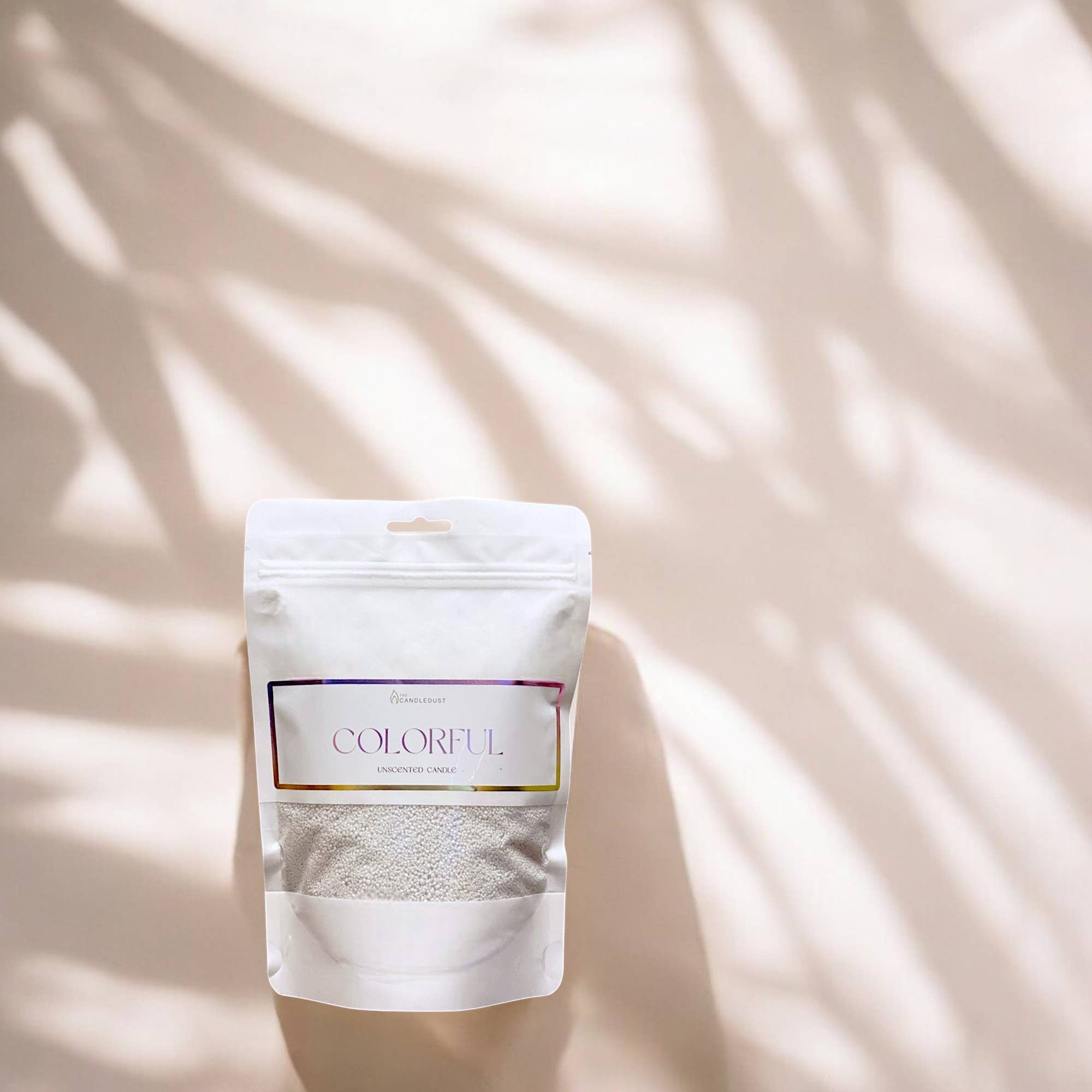 The Candledust – vela pilar por atacado – Areia de Vela Colorida e Inodora 330g +5 Pavios2