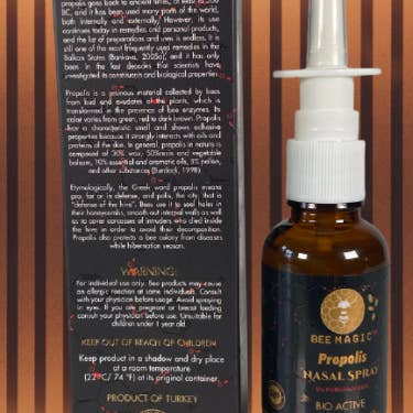 Bee Magic - Vendita all'ingrosso Cura del naso - Spray nasale al 5% di propoli, Kosher OU5