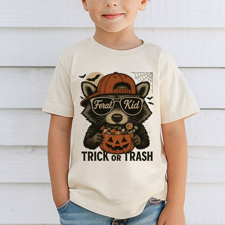 Trick Or Trash DTF Heat Transfer for wholesale by Trendy Transfers