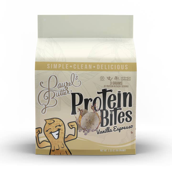 Vanilla Espresso Protein Bites for wholesale by Laurel's Butter