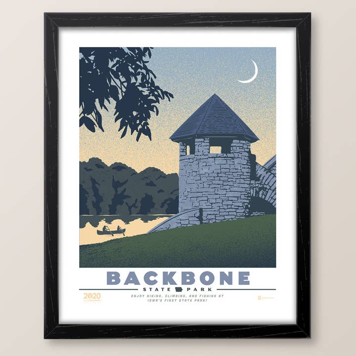 Backbone State Park Iowa Print for wholesale by Bozz Prints