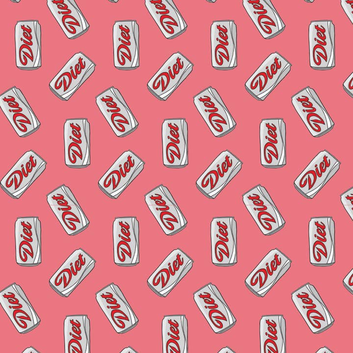 Brittany Paige - Wholesale Wrapping Paper Roll - Diet Soda Can Wrapping Paper Roll2