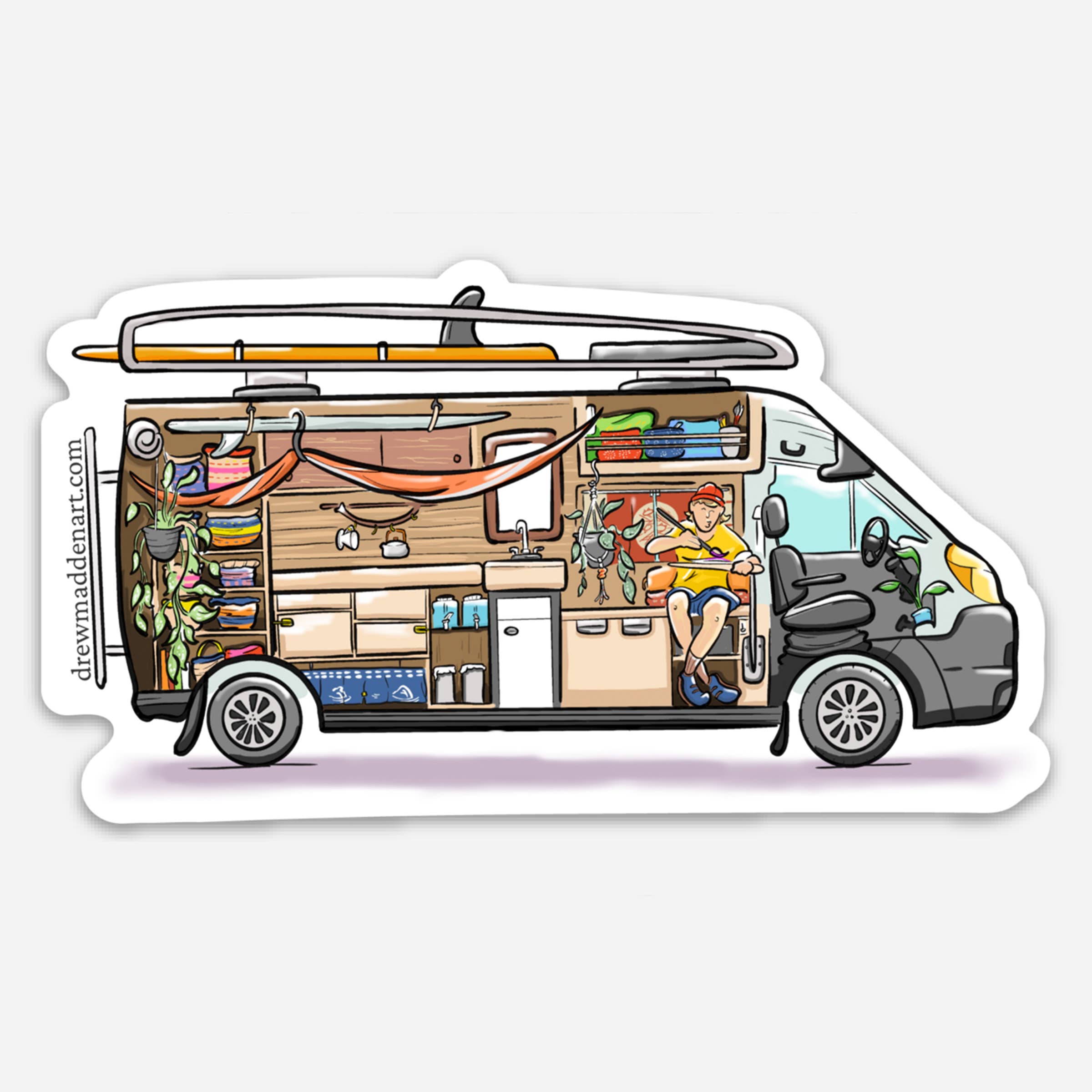 Drew Madden Art Stickers - Wholesale Sticker - The Vagabond0
