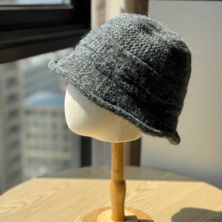 DOUBLJU - Wholesale Bucket Hat - Women's - RETRO WAVY KNITTED HAT_CWAH049225