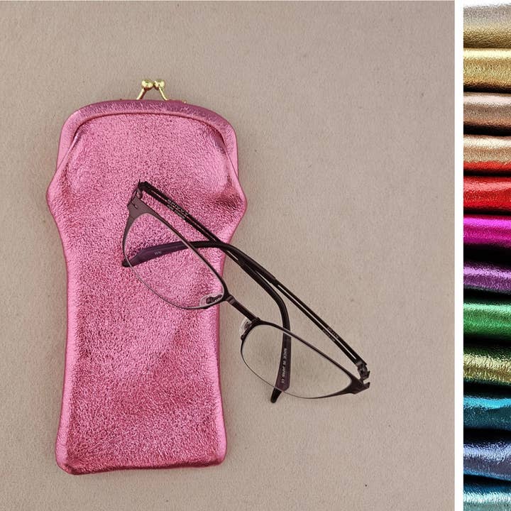 funda de gafas de cuero para venta al por mayor de Royal marais