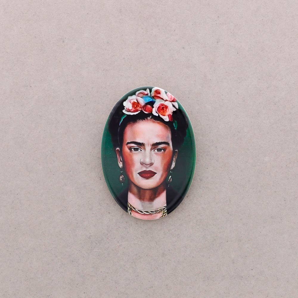Sonata - Wholesale Snap Jewelry - Frida Oval Resin Brooch3