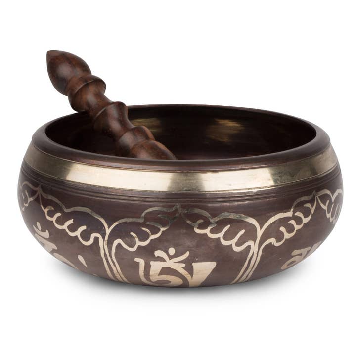 Bol chantant Mantra Bronze pour la vente par Ten Thousand Villages