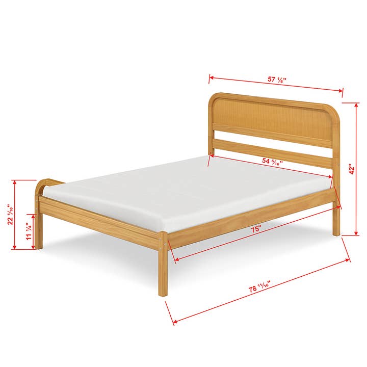 P'kolino - Vente Lit – enfant et bébé - Lit double ou double en rotin P'kolino Curva7