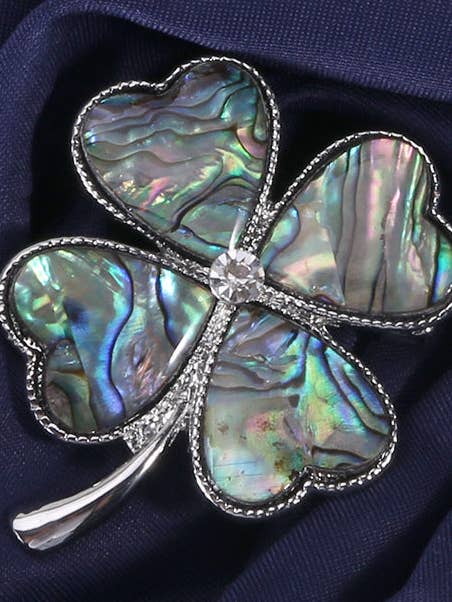 Broche de Nácar Trébol PA4217 para venta al por mayor de Ole