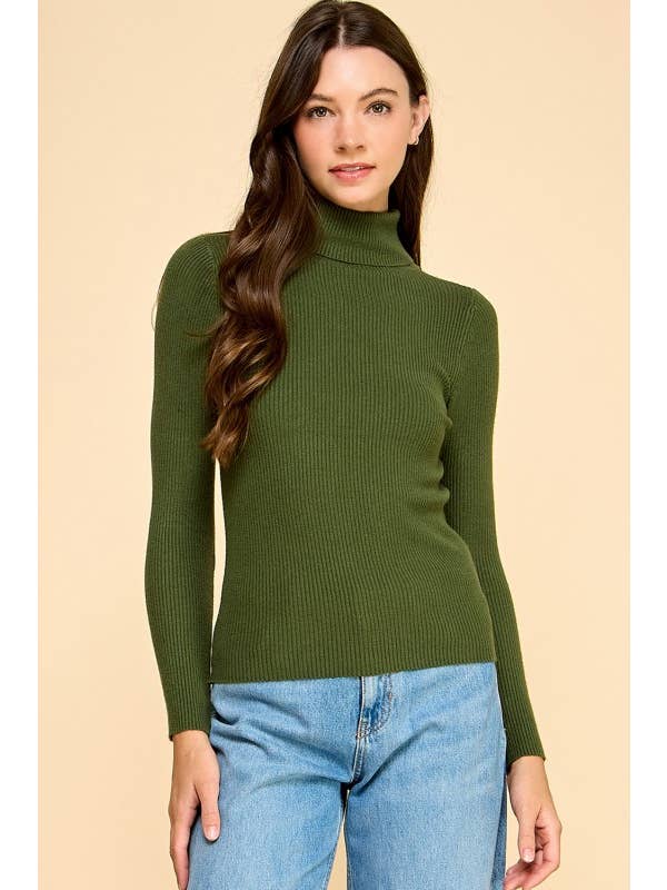 MIO WHOLESALE - Wholesale Knitted jumper – Women′s - CTN03 CLASSIC TURTLE NECK LONG SLEEVE KNIT SWEATER8