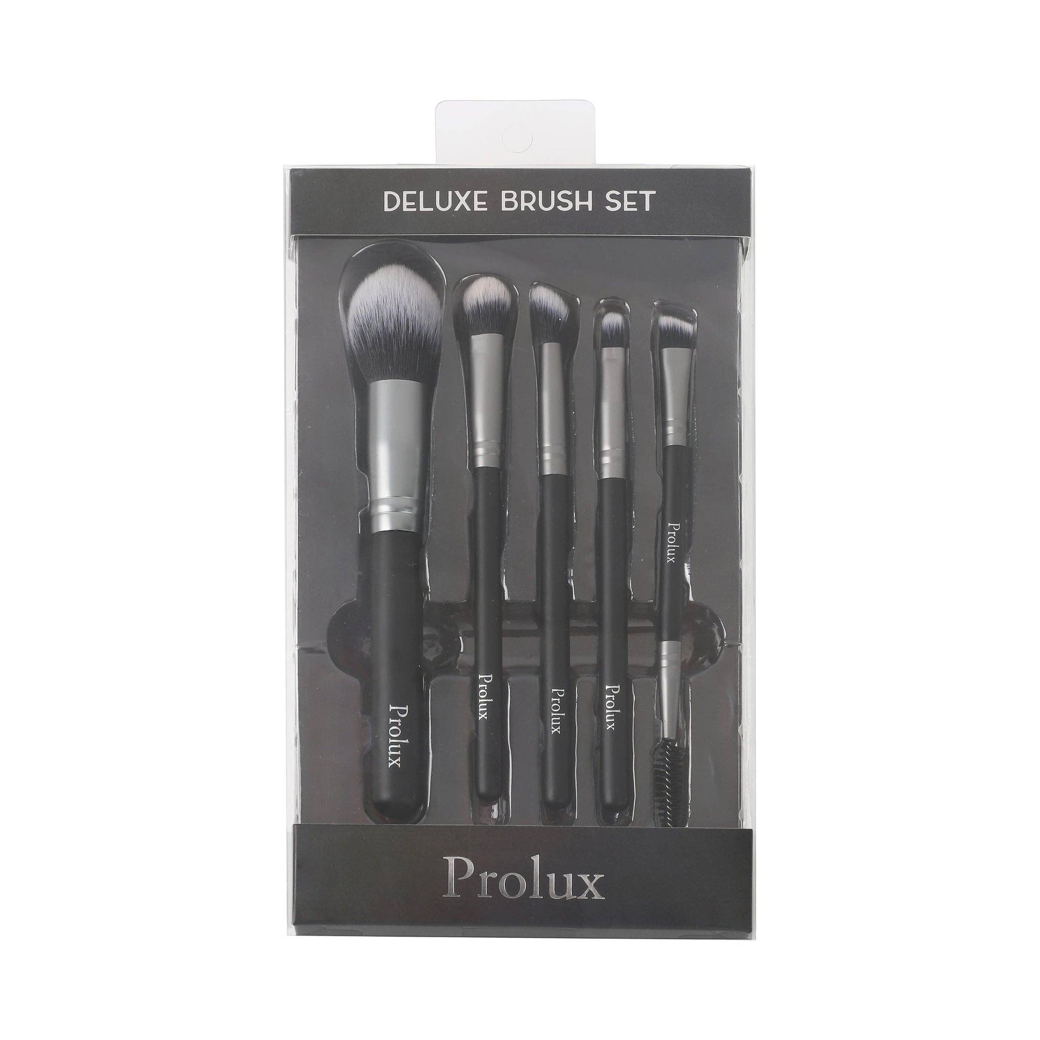 Efon International Corp. - Wholesale Makeup Brush Set - Deluxe - High-Quality Synthetic Bristles 5-piece Brush Set8