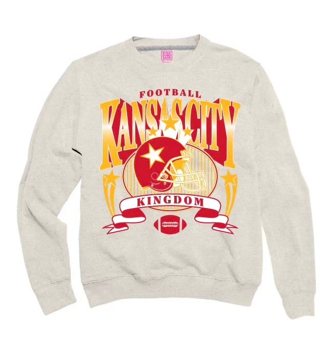 Pink Dinosaur - Wholesale Graphic Sweatshirt - Women's - Ivory Kingdom Helmet Sweatshirt Pack0