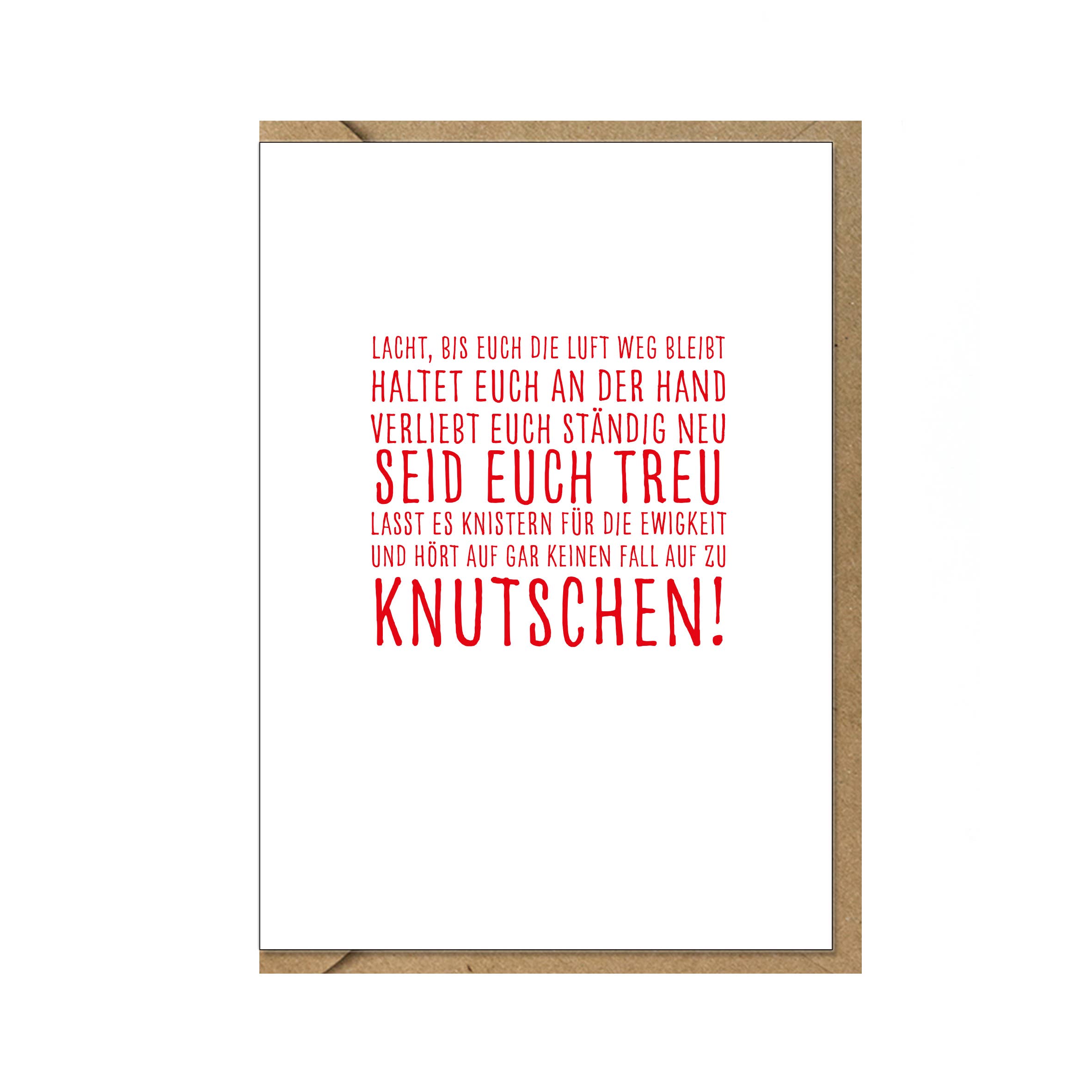 17;30 - Wholesale Everyday Greeting Card - 17;30 - Fold card up, laugh until you're out of breath, hold hands, fall in love constantly