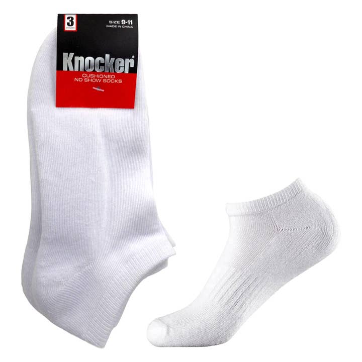 Lot de 3 paires de chaussettes rembourrées invisibles taille 39-42 pour la vente par Deluxe Import Trading