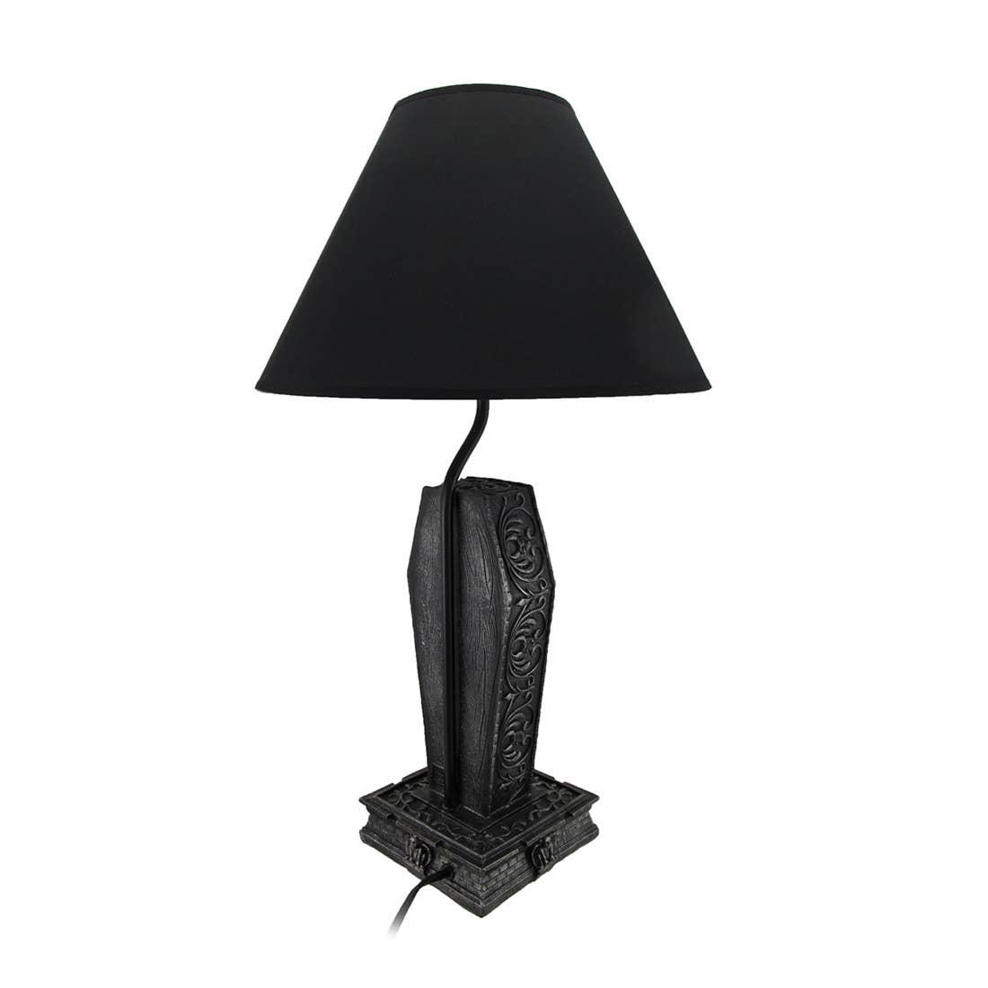 Zeckos - Vente Lampes figurine - Lampe de table noire Dark Dawning Vampire in Coffin3