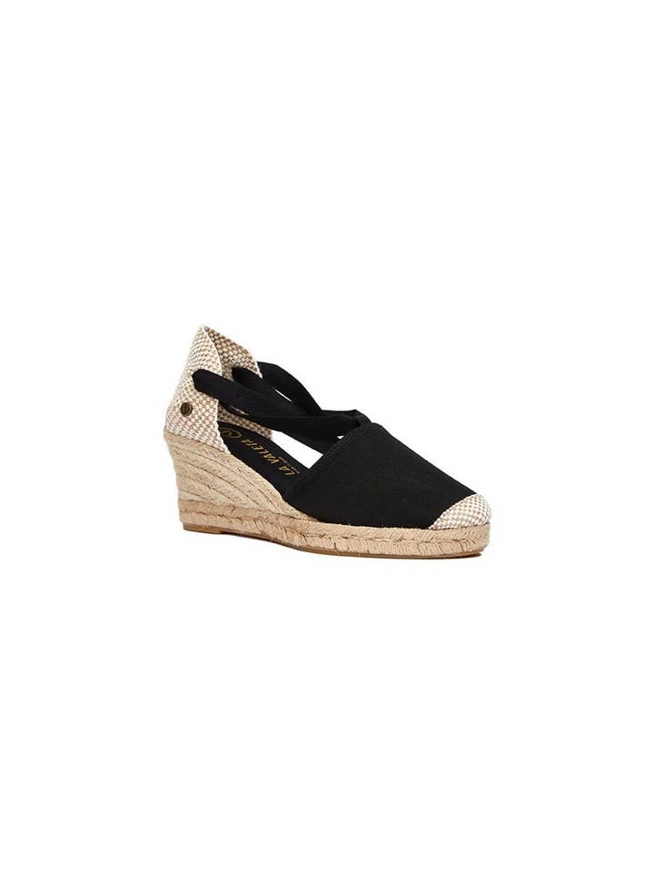 Bliss Black for wholesale by La Valeta Espadrilles-Ibera Factory Shoes slu