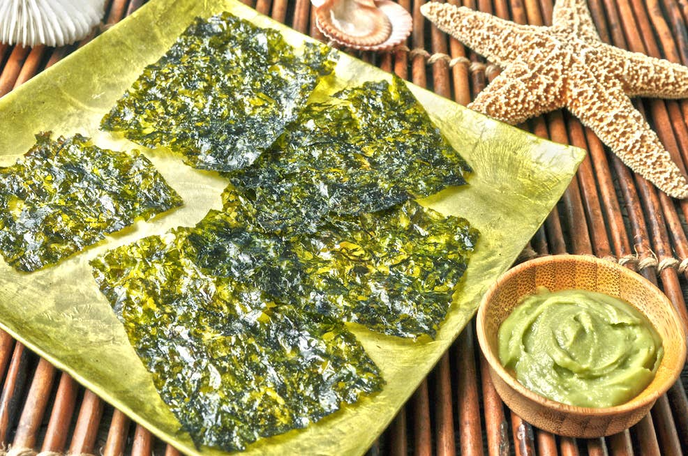 SEAWEED MARKET - Wholesale Puffed Snack - Sea Crunchy Seaweed Snacks with Wasabi 10g x 12pcs3