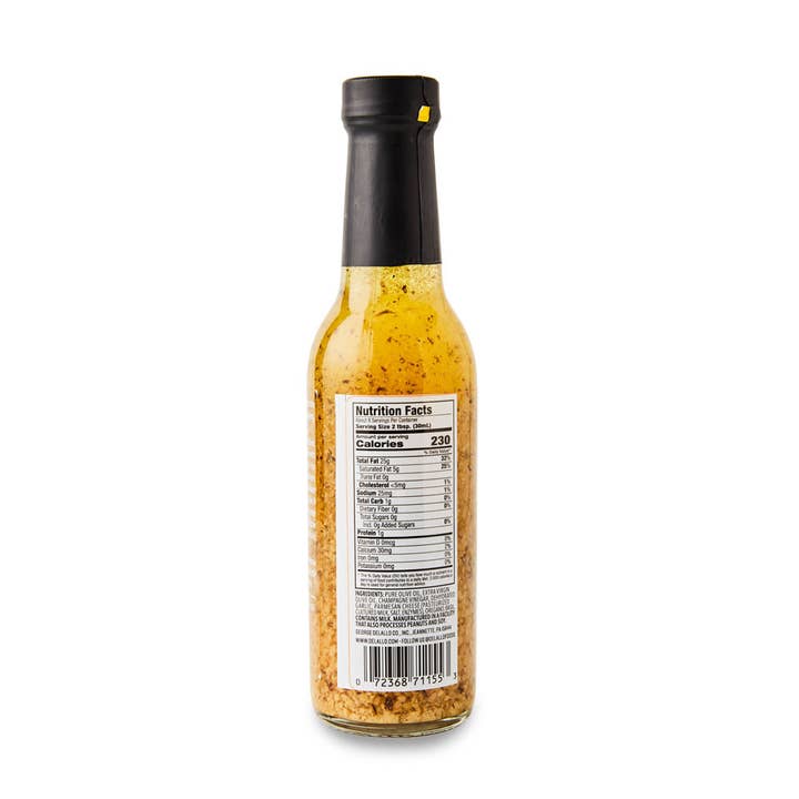 Delallo - Wholesale Olive Oil - Garlic Parmesan Dipping Oil 8 oz