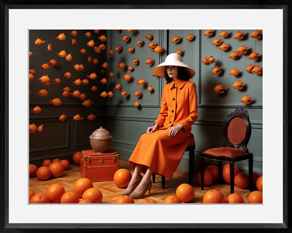 Atelier Contemporain - Vendita all'ingrosso Stampa artistica - Stampa d'arte Fine Art - « Orange girl » di C. Malsert5