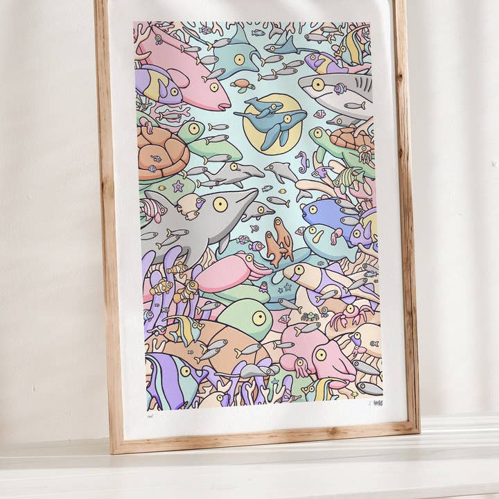 Brentos - Wholesale Art print - Reef Art Print4