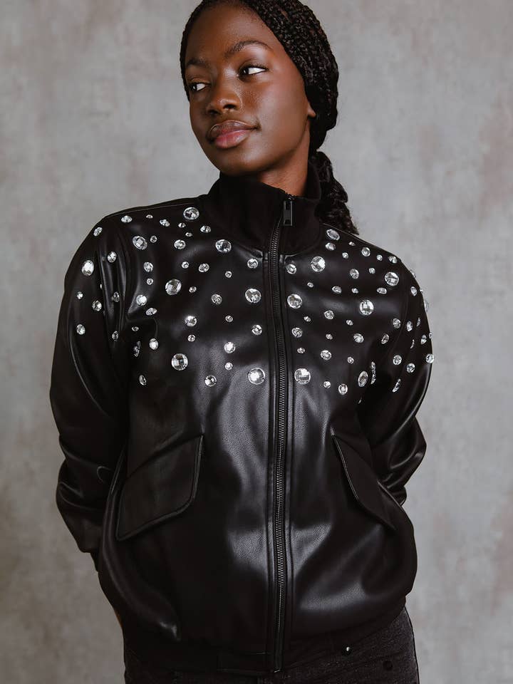 Black MADONNA JACKET for wholesale on Faire