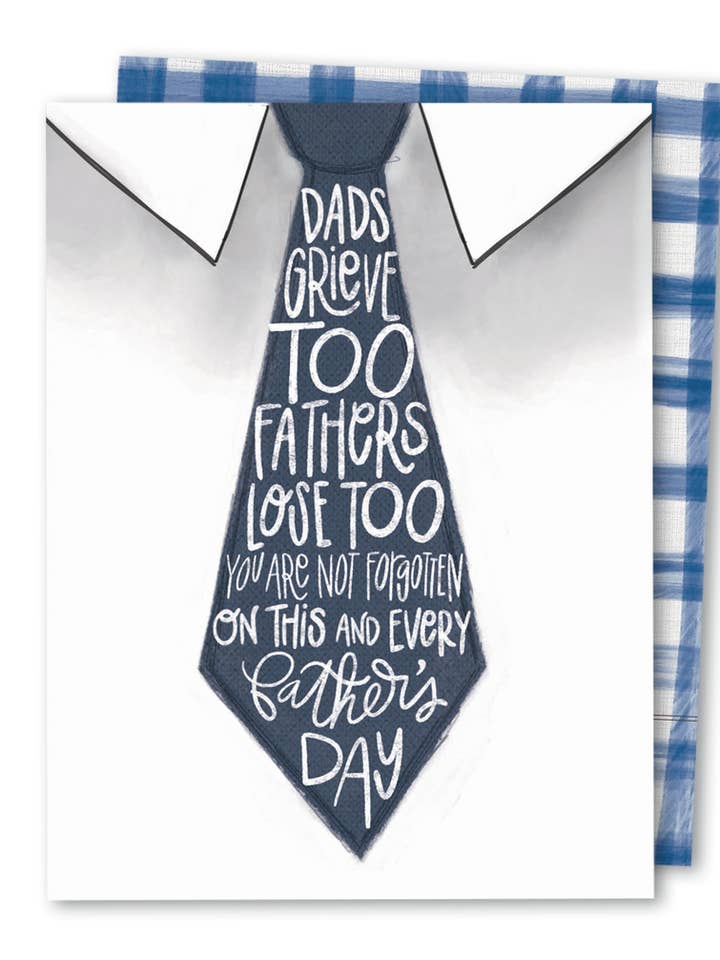 Dads Grieve Too | Bereaved Father's Day Miscarriage Card for wholesale by The Noble Paperie
