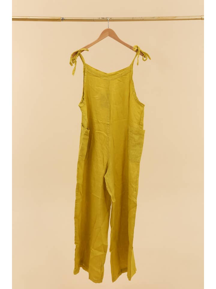 LÉA & LUC - Wholesale Jumpsuit - Women's - 100% Linen Jumpsuit REF. 8764
