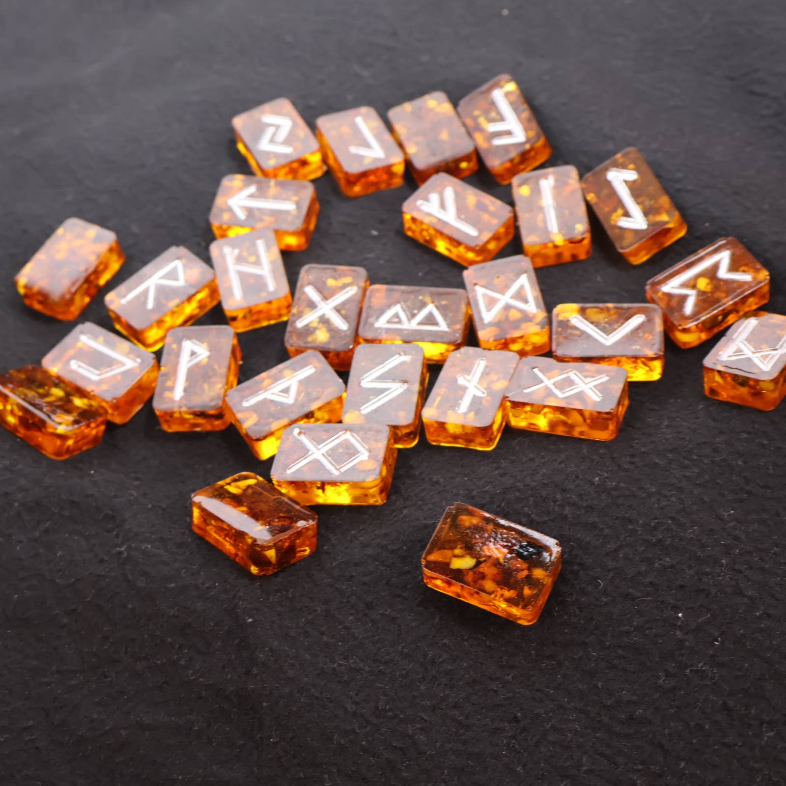 KIZIMA – wholesale Spiritual stone/crystal – USA Baltic Amber Rune Set - Spiritual Gift Rune Amber stones set Handmade in New York from Baltic amber3