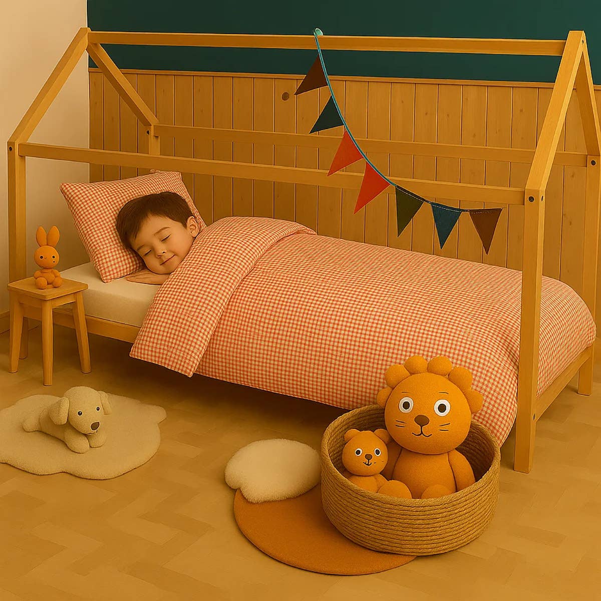 PAPATE - Wholesale Duvet Cover - Kids & Baby - Organic Cotton Duvet Cover - Vichy
5