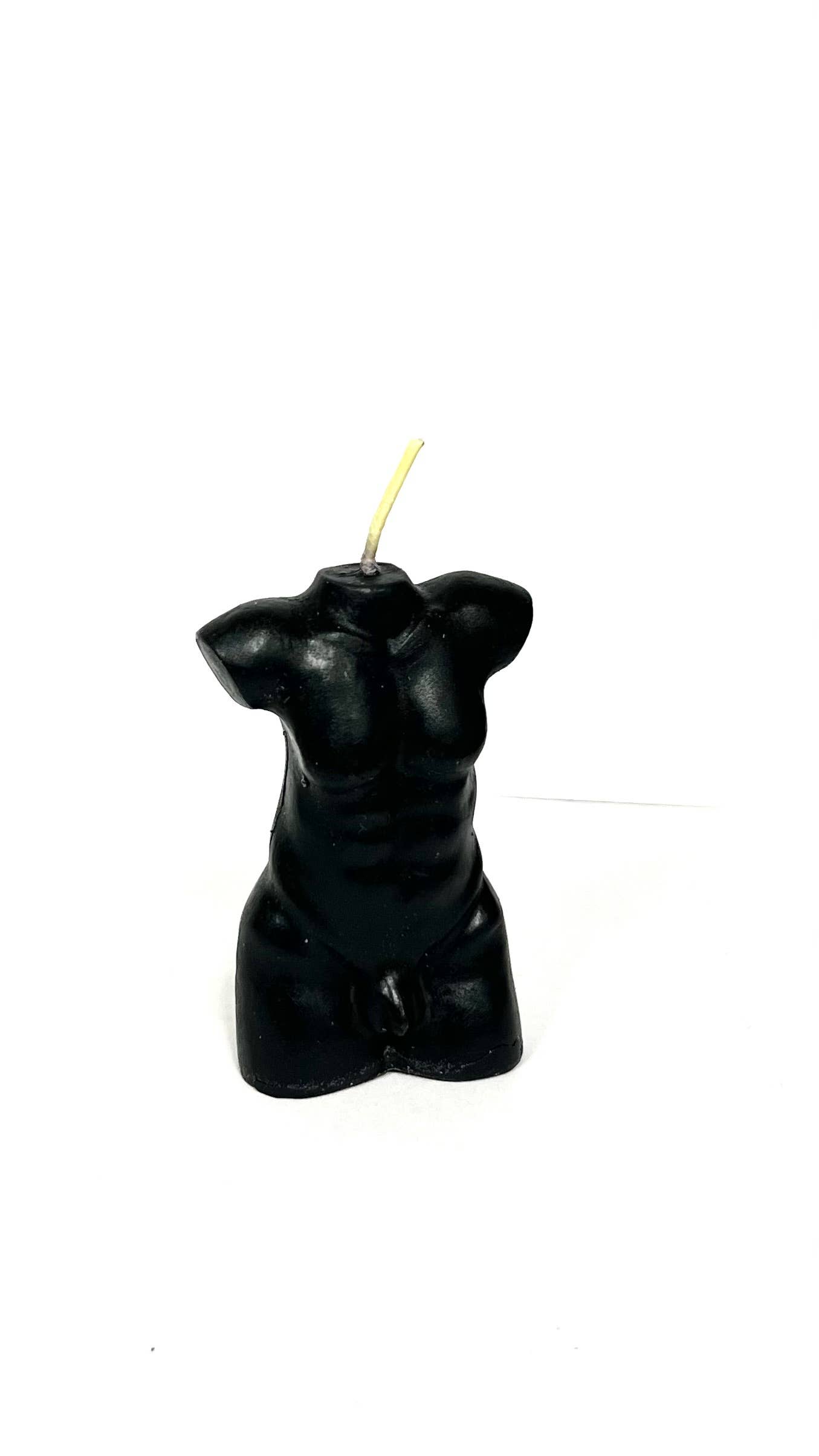 Vrinda - Wholesale Novelty Candle - Man Torso ritual candle Black