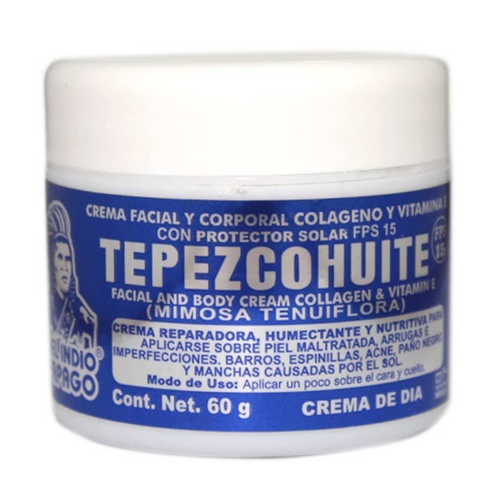 Del Indio Papago - Facial Day Skin Cream with Tepezcohuite 60g Small - Corporal Colageno Y Vitamina E - Hydrates the Skin and other Purchase Wholesale teiera in ghisa. Free Returns & Net 60 Terms on Faire trending on Faire.