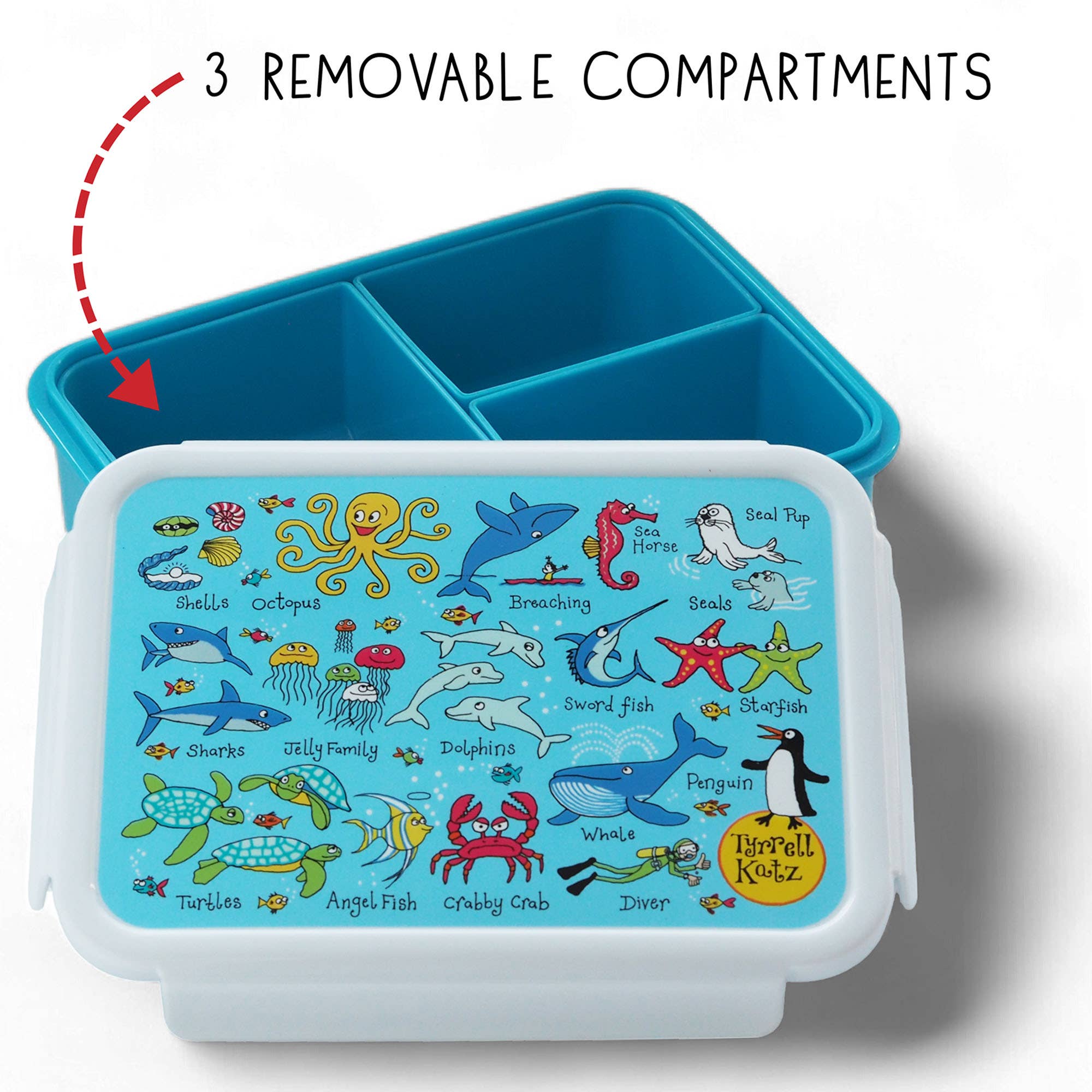 Tyrrell Katz - Wholesale Lunch Bag/Box - Kids - Ocean Bento Lunch Box 0