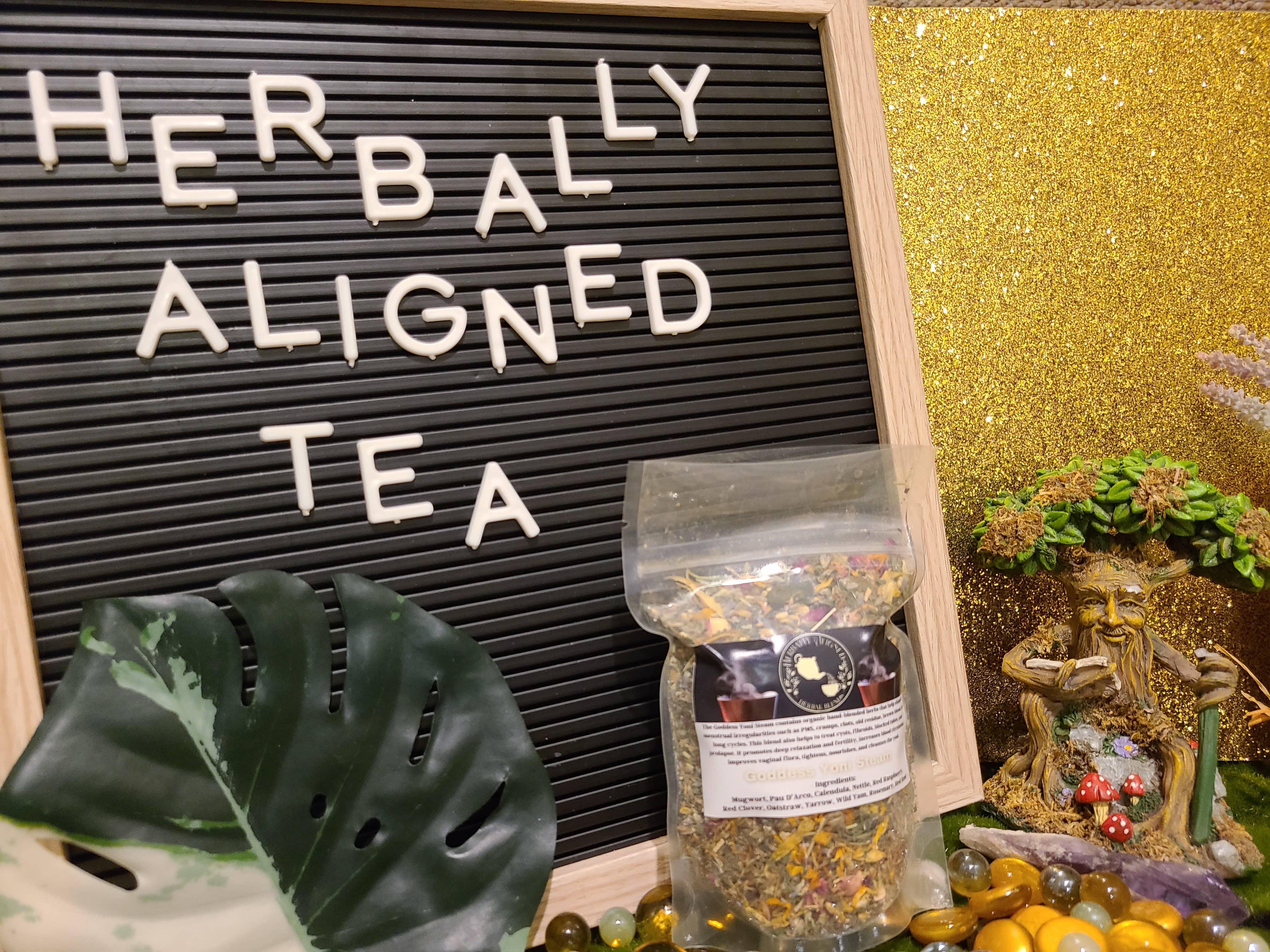 Aligned Herbally - Wholesale Health/Detox Tea - Goddess Yoni Steam3