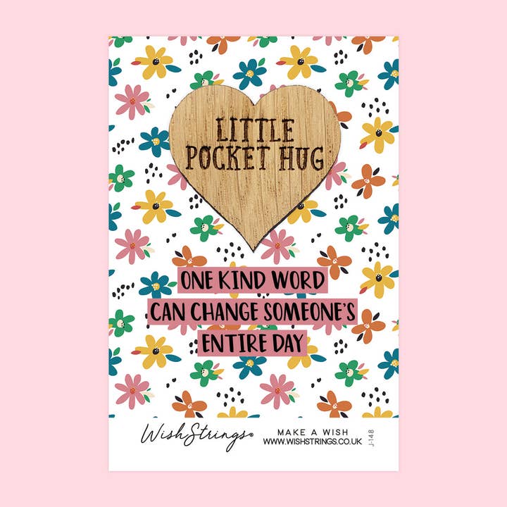 One Kind Word - Pocket Hug - Keepsake Token for wholesale by WishStrings