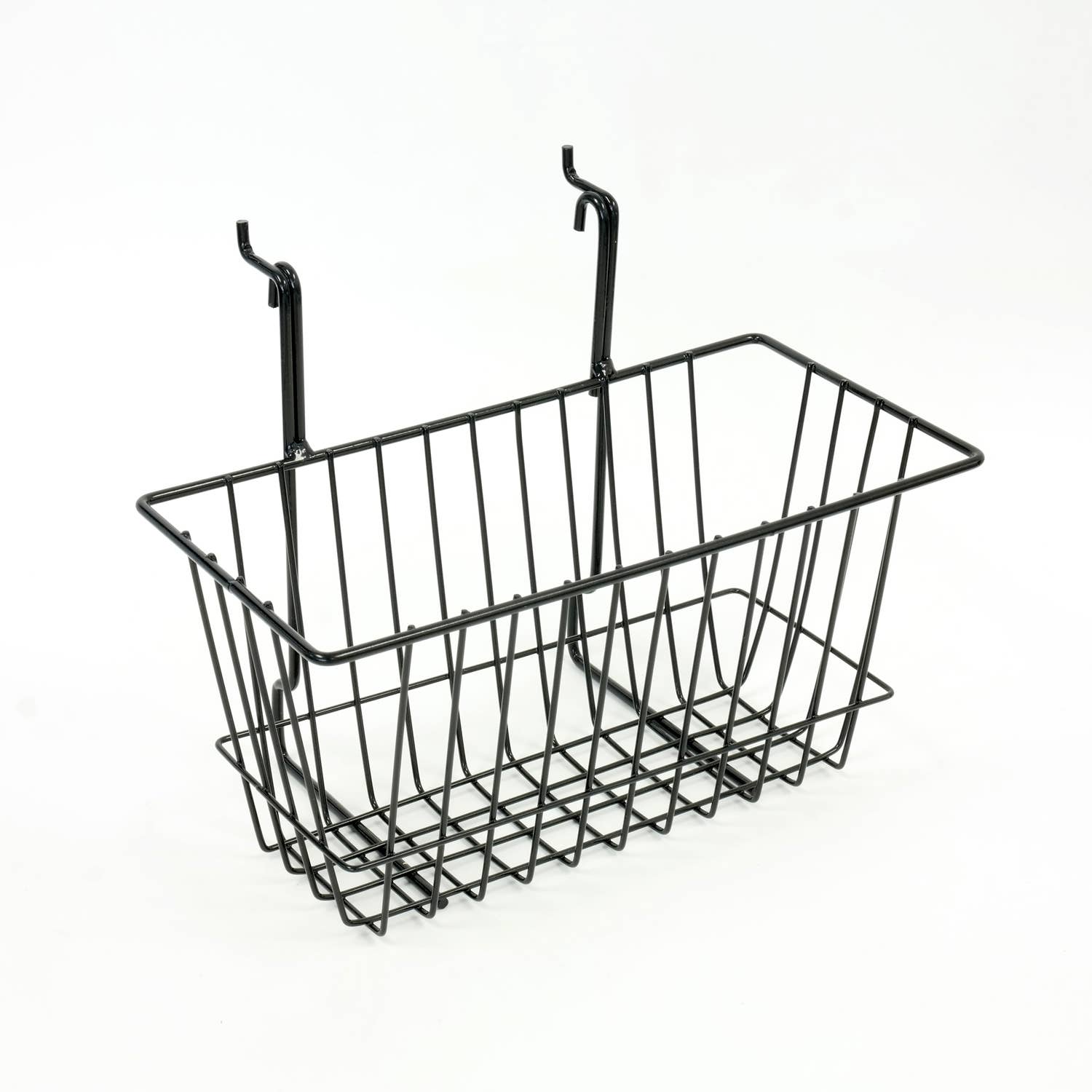 Suburban Sales - Vendita all'ingrosso Scaffali da esposizione - Cestelli metallici universali per Slatwall Gridwall e Pegboard2