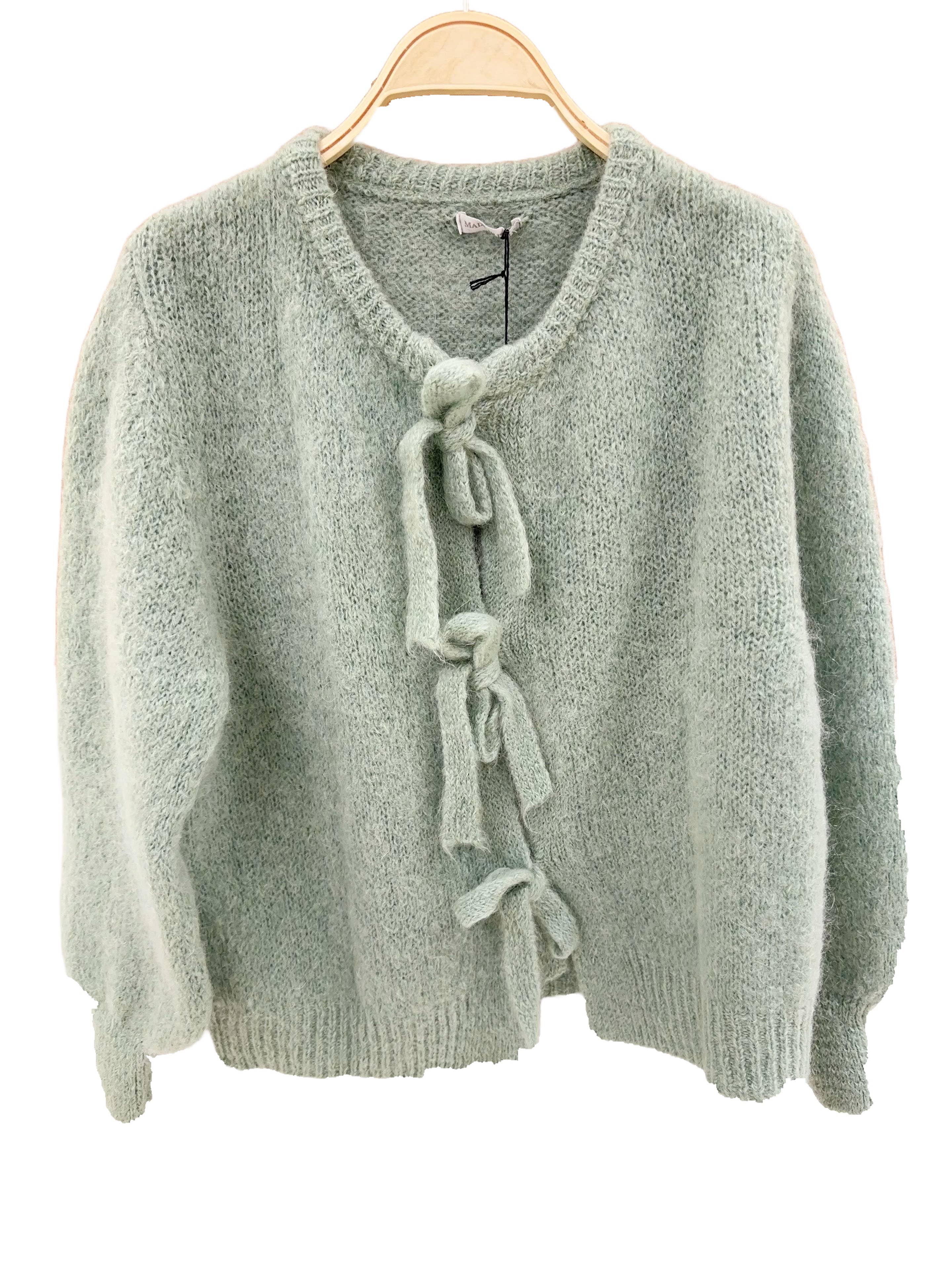 Orice – Cardigan - Mulher por atacado – Cardigã de malha de lã Mohair outono - Orice6