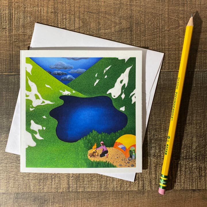 Keep Building Your Fire Card for wholesale by Myoutdoorart