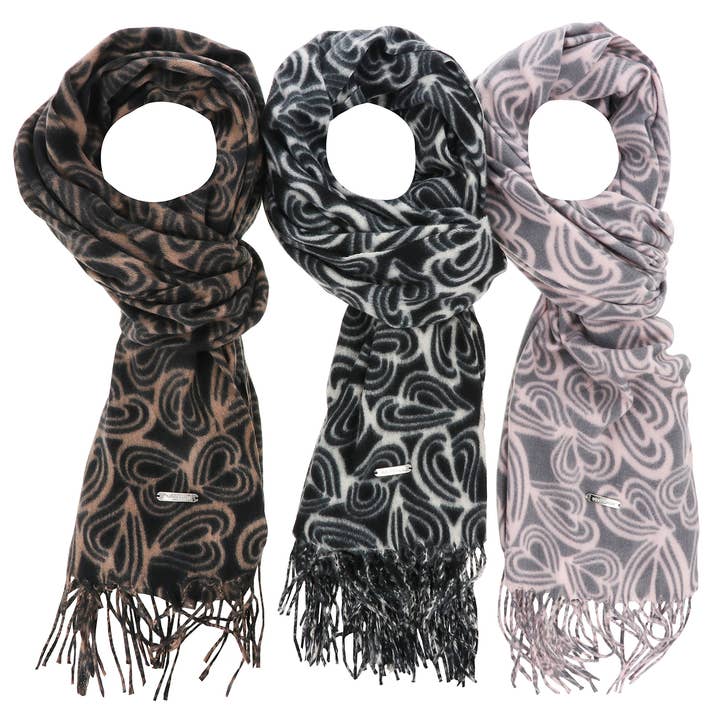 Psychedelische Harten Zachte Sjaal voor wholesale door Joe Davies