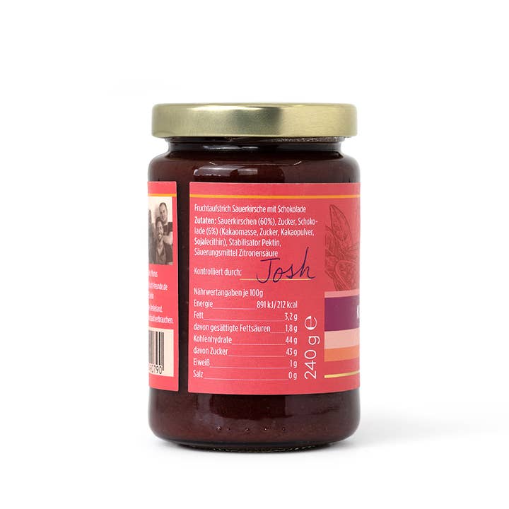 Frucht und Freunde - Wholesale Jam/Jelly - Cherry chocolate cream spread1
