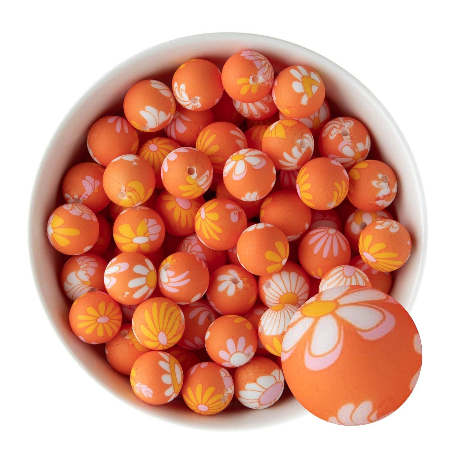 Cara & Co Silicone Craft Supply - Wholesale Craft Supplies - Standard Silicone Print Beads25