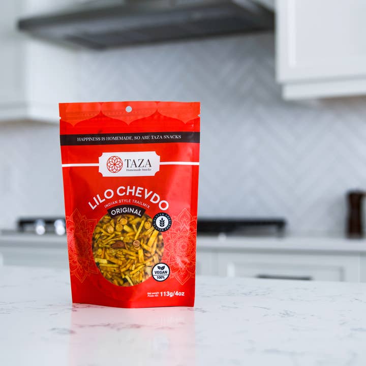 Original Lilo Chevdo - Indian Style Trailmix for wholesale by Taza Snacks