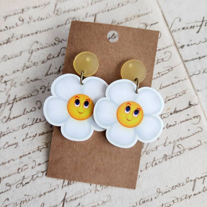 Daisy örhängen för wholesale av Kolor Wonder Crafts